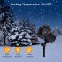 US LITAKE Christmas Snowflake Projector Lights Christmas Led Landscape Projector Lights Outdoor Waterproof