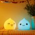US LITAKE Cute Night Light Battery Night Lights for Kids Silicone Tap Light Baby Toddler Kids Night Lights
