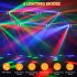 US LITAKE Spider Moving Head DJ Lights Disco Party Stage Lights Indoor