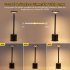 US LUNSY Cordless Table Lamp Rechargeable LED Touch Lamp Black