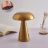US Led Mushroom Table Lamp 3 Color Dimming 1800mah Battery Energy Saving Eye Protective Usb Night Light gold Charging 3 color   dimming