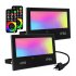 US Litake 400W LED Flood Light Outdoor 2 Pack