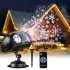 US Litake Christmas Projector Lights Outdoor Illuminate IP65 Waterproof Snowflake Projector