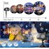 US Litake Christmas Projector Lights Outdoor Illuminate IP65 Waterproof Snowflake Projector