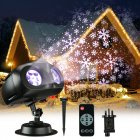 US Litake Christmas Projector Lights Outdoor Illuminate IP65 Waterproof Snowflake Projector