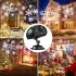 US Litake Christmas Projector Lights Outdoor Illuminate IP65 Waterproof Snowflake Projector