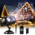 US Litake Christmas Projector Lights Outdoor Illuminate IP65 Waterproof Snowflake Projector