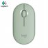 US Logitech Pebble M350 Wireless Mouse Bluetooth compatible 5 2 2 4G Dual Mode Silent Usb Receiver White