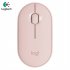 US Logitech Pebble M350 Wireless Mouse Bluetooth compatible 5 2 2 4G Dual Mode Silent Usb Receiver White