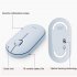 US Logitech Pebble M350 Wireless Mouse Bluetooth compatible 5 2 2 4G Dual Mode Silent Usb Receiver White