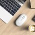 US Logitech Pebble M350 Wireless Mouse Bluetooth compatible 5 2 2 4G Dual Mode Silent Usb Receiver White