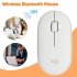 US Logitech Pebble M350 Wireless Mouse Bluetooth compatible 5 2 2 4G Dual Mode Silent Usb Receiver White