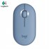 US Logitech Pebble M350 Wireless Mouse Bluetooth compatible 5 2 2 4G Dual Mode Silent Usb Receiver White