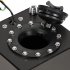 US MERXENG 2 5 Gallon Universal Fuel Cell Drift Strip Gas Tank  Level Sender Coated Aluminum Polished