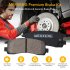 US MERXENG Premium Ceramic Disc Rear Brake Pads For 2004 2005 Century