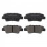 US MERXENG Premium Ceramic Disc Rear Brake Pads For 2011 2015 Sonata