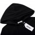 US MISSKY Women Pullover Stripe Pocket 3 4 Sleeve Slim Long Hoodie Sweatshirt Dress Black XL