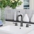 US Matte Black Widespread Bathroom Faucets for Sink 3 Hole 8 Inch 2 Handle Faucet Matte Black