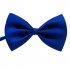 US Men Classic Solid Color Bow Tie Fashion Wedding Party Pre tied Neckwear black