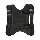 US Men Women Workout Weighted Vest With Reflective Strips Strength Training For Training Running Jogging 16 lbs