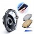 US Mini 360 Degree Finger Ring Holder Reusable Adhesive Smartphone Stand Mount Detachable Phone Support  with Ring  black