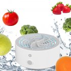 US Mini Fruit Vegetable Cleaning Machine Portable Household Disassemble Ipx 7 Waterproof Food Purifier White High-spec