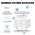 US Mini Fruit Vegetable Cleaning Machine Portable Household Disassemble Ipx 7 Waterproof Food Purifier White High spec