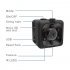 US Mini Micro HD Camera Dice Video USB DVR Recording Sports Camera black
