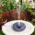 US Mini Solar Floating Water Fountain for Garden Pool Pond Decoration 13 5x13 5x3 8cm