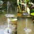 US Mini Solar Floating Water Fountain for Garden Pool Pond Decoration 13 5x13 5x3 8cm