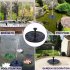 US Mini Solar Floating Water Fountain for Garden Pool Pond Decoration 13 5x13 5x3 8cm