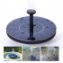 US Mini Solar Floating Water Fountain for Garden Pool Pond Decoration 13 5x13 5x3 8cm