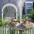 US Mini Solar Floating Water Fountain for Garden Pool Pond Decoration 13 5x13 5x3 8cm