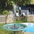 US Mini Solar Floating Water Fountain for Garden Pool Pond Decoration 13 5x13 5x3 8cm
