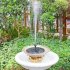 US Mini Solar Floating Water Fountain for Garden Pool Pond Decoration 13 5x13 5x3 8cm