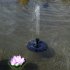 US Mini Solar Floating Water Fountain for Garden Pool Pond Decoration 13 5x13 5x3 8cm
