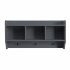 US Modern Style Hall Tree With Drawer Metal Hooks Easy Assembly Hallway Coat Rack For Hallway Living Room Mudroom Black