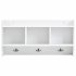 US Modern Style Hall Tree With Drawer Metal Hooks Easy Assembly Hallway Coat Rack For Hallway Living Room Mudroom Black