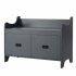 US Modern Style Hall Tree With Drawer Metal Hooks Easy Assembly Hallway Coat Rack For Hallway Living Room Mudroom Black