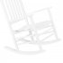 US N001 Wooden Rocking Chair All Weather Resistant Porch Rocker for Indoor Outdoor Garden Lawn Decor
