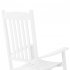 US N001 Wooden Rocking Chair All Weather Resistant Porch Rocker for Indoor Outdoor Garden Lawn Decor