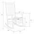US N001 Wooden Rocking Chair All Weather Resistant Porch Rocker for Indoor Outdoor Garden Lawn Decor