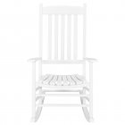 US N001 Wooden Rocking Chair All Weather Resistant Porch Rocker