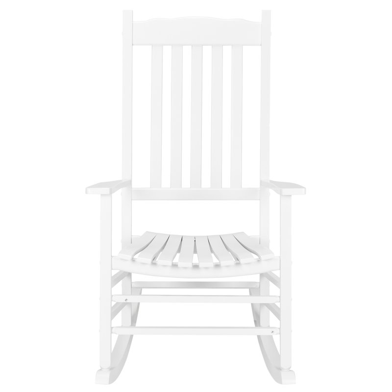 US N001 Wooden Rocking Chair All Weather Resistant Porch Rocker