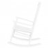 US N001 Wooden Rocking Chair All Weather Resistant Porch Rocker for Indoor Outdoor Garden Lawn Decor