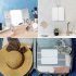 US NUOYA LED Lighted Rechargeable Makeup Mirror 1X 3X 7X Magnification 64 LED Beads   Touch Screen Dimming 180   Adjustable Stand for Countertop Travel Bathroom