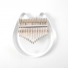 US Nalu NK-CT Crystal Cat 17 key Kalimba Acrylic Thumb Piano Mbira Transparent Keyboard Instrument  NK-CT