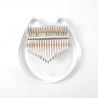 US Nalu NK-CT Crystal Cat 17 key Kalimba Acrylic Thumb Piano Mbira Transparent Keyboard Instrument  NK-CT