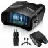 US Nv4000 4k Night Vision Binocular 3 Inch Large Screen 5x Digital Zoom Infrared Night Vision Goggles Black