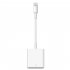 US OTG SD Card Reader Digital Camera Reader Adapter Cable for iPhone 5 6 7 and iPad White